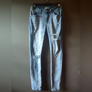 REFUGE WOMEN'S SIZE 6 LIGHT BLUE SKINNY JEANS